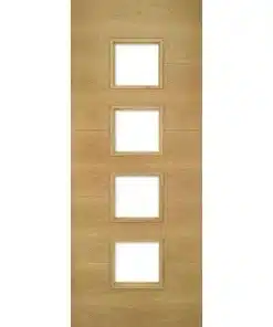 Augusta Oak Glazed Prefinished Internal Fire Door