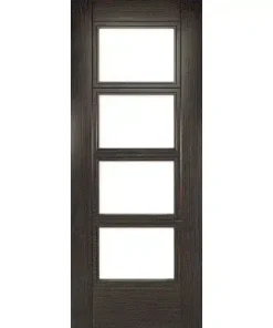 Montreal Dark Grey Ash Glazed Prefinished Internal Door