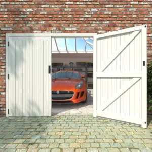 Side Hung Timber Garage Doors 1981MM x 2135MM - Image 1