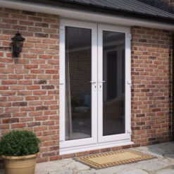 1200mm White UPVC French Doors